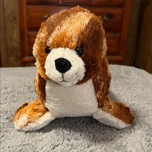 Goffa Brown & Cream Plush Seal Stuffed Animal Floppy Flippers Soft Cuddly Toy